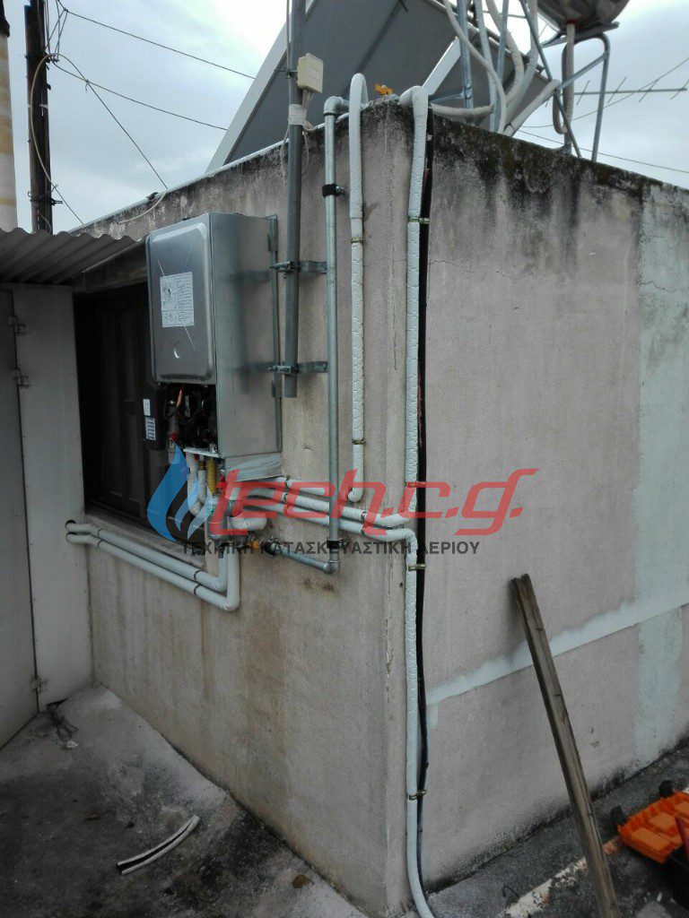 Εγκατάσταση με CHAFFOTEAUX Advance EXT στο Γαλάτσι