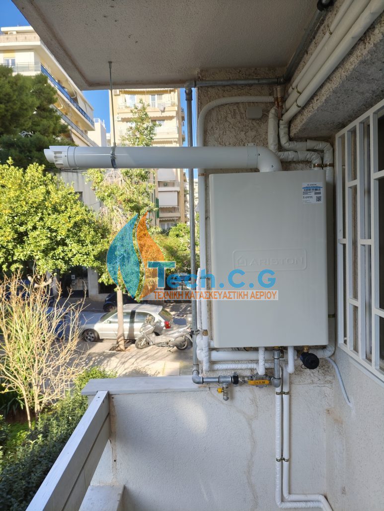 Ατομική θέρμανση με ARISTON στο Π. Φάληρο